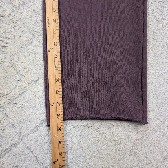 Cozy Earth Sweatpants Womens XS Purple Fig Chelsea Cotton French Terry Lounge - Picture 6 of 8